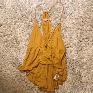 Urban Outfitters Mustard Tank Top